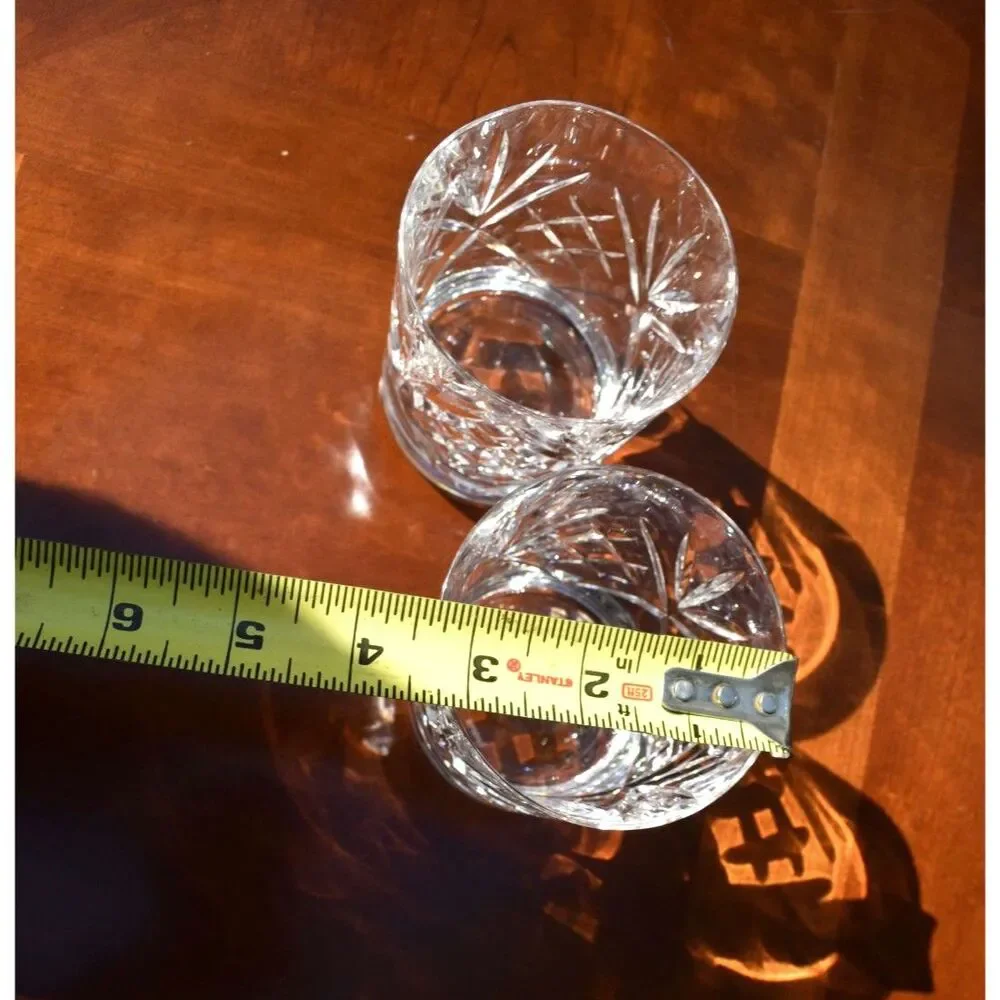 Set of 2 Gorham Crystal King Edward 